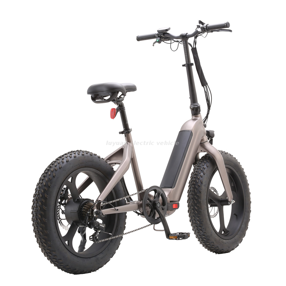 folding electric bike with fat tires